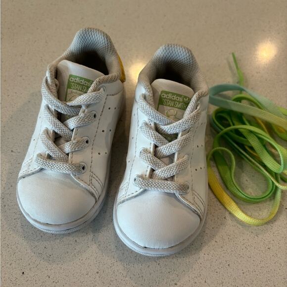 Adidas x Disney Stan Smith "Tinkerbell" Infant Sneakers size 4k - Picture 8 of 10